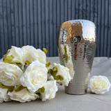 Hand Hammered Silver Vases