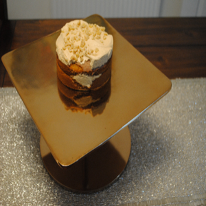 Gold Cake And Cupcake Stand - Wedding Modern Cake Stands - The Chalk Home