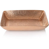 Pure Copper Serving Tray In Hammered Finish - The Chalk Home