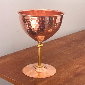 Set Of Original Copper Wine Glasses - The Chalk Home
