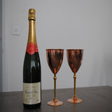 Set Of Original Copper Wine Glasses - The Chalk Home