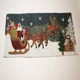 Santa On Sleigh Table Runner - The Chalk Home