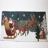 Santa On Sleigh Table Runner - The Chalk Home