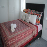 Hand Printed Katha Quilt - The Chalk Home
