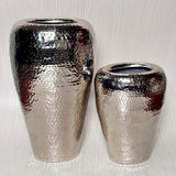 Hand Hammered Silver Vases - The Chalk Home