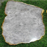 Natural Agate Cheese Board Platter - Size range 8-11 inches - The Chalk Home