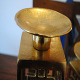 Gold Metal Candle Holders - The Chalk Home